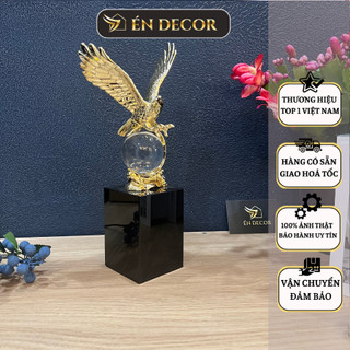 Decor phòng khách hiện đại đại bàng mạ vàng én decor đại bàng tung cánh trang trí phong thủy nhà cửa phòng làm việc