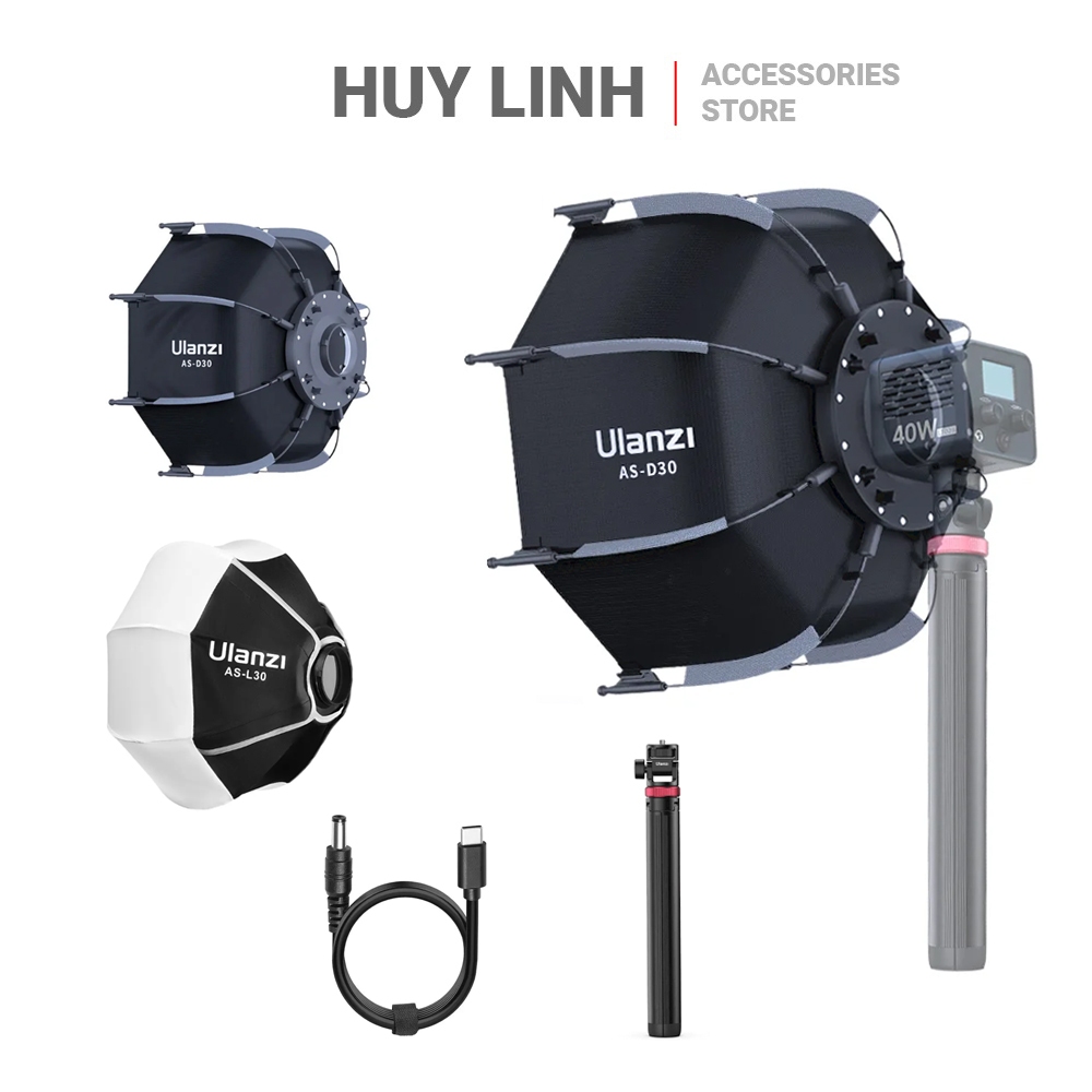 Bộ phụ kiện tản sáng cho Đèn Led Ulanzi LT028/LT005 ngàm Mini Bowen chính hãng