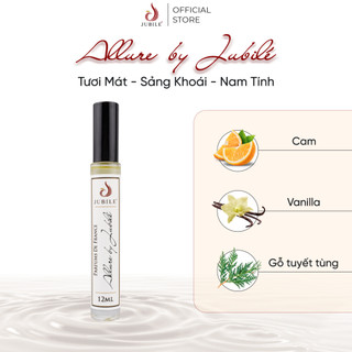 Tinh dầu nước hoa chính hãng allure by jubilé dạng lăn 12ml, nước hoa nam thơm lâu tươi mát, sảng khoái