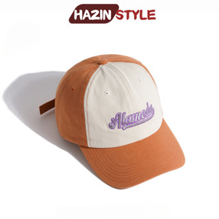  Mũ lưỡi trai HAZIN thêu chữ Alameda form cứng nón lưỡi trai nam nữ phối màu cá tính vải đứng đi học đi làm siêu xinh 