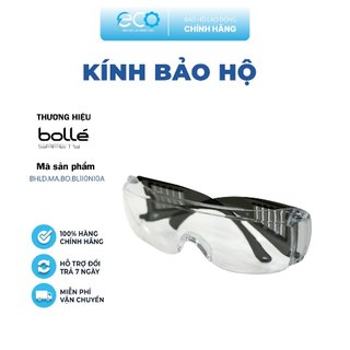 Kính bảo hộ chống hoá chất, tia UV Bolle BL110N10A Pháp dùng chung được với kính cận