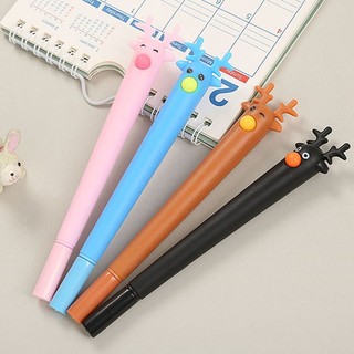 Bút bi mực đen ngòi 0.5mm hình con hươu
