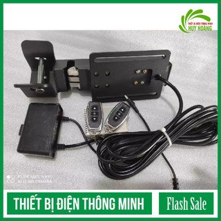 Combo Khóa cửa cổng và remote điều khiển từ xa , khóa chốt ngang swing gate lock - khóa điện 12V, 24V
