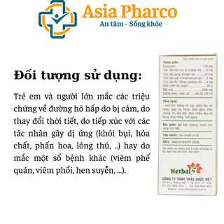 Siro ho Ong Vàng (Chai 100ml)