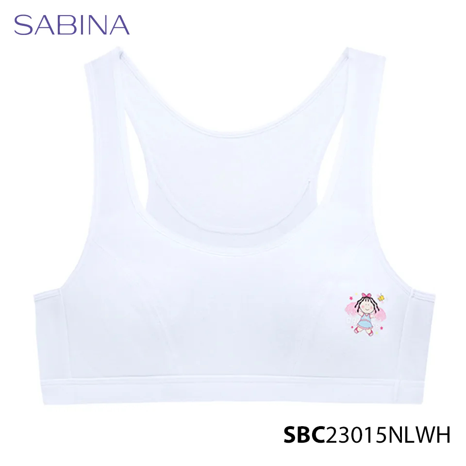 Áo Lót Lá Mỏng Cho Bé Gái Màu Trắng Cool Teen By Sabina SBC23015