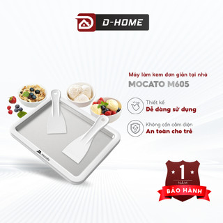 Máy Làm Kem Cuộn Mini Mocato M605 Làm Kem Cuộn Thái Lan Tại Nhà Không Dùng Điện An Toàn Dễ Sử Dụng