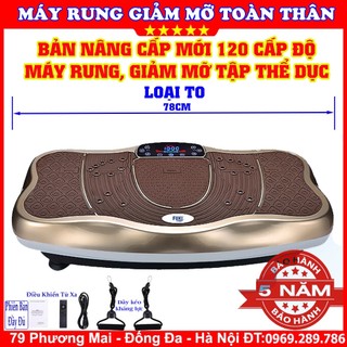 Máy rung lắc, giảm mỡ toàn thân 120 chế độ - máy massage toàn thân body giảm béo tại nhà