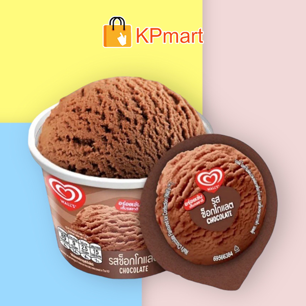 Kem ly Wall's socola Chocolate Cup 90ML