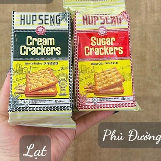 Bánh ăn kiêng lúa mạch hup seng cream crackers, gói 125g