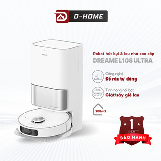 Robot hút bụi lau nhà Dr L10S Ultra tự đổ rác giặt khăn lau cao cấp