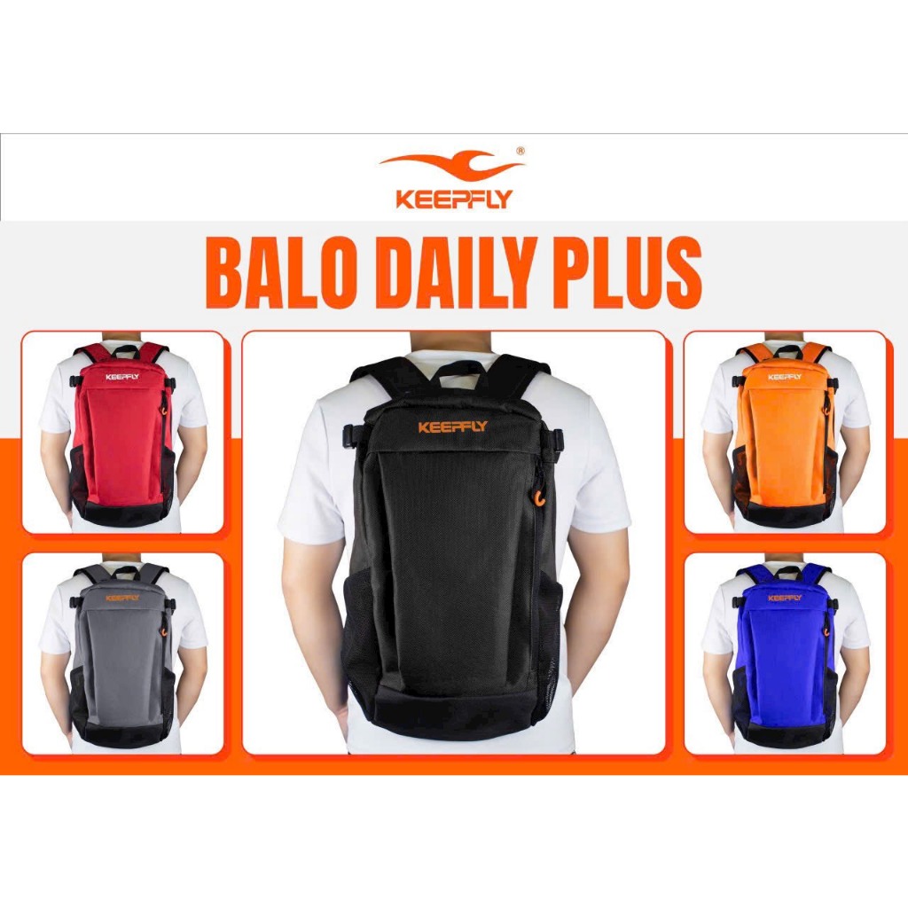 Balo Thể Thao Daily Plus Keepfly - Balo Du Lịch, Đi Tập Gym Bóng Đá, Nhiều Ngăn Tiện Lợi