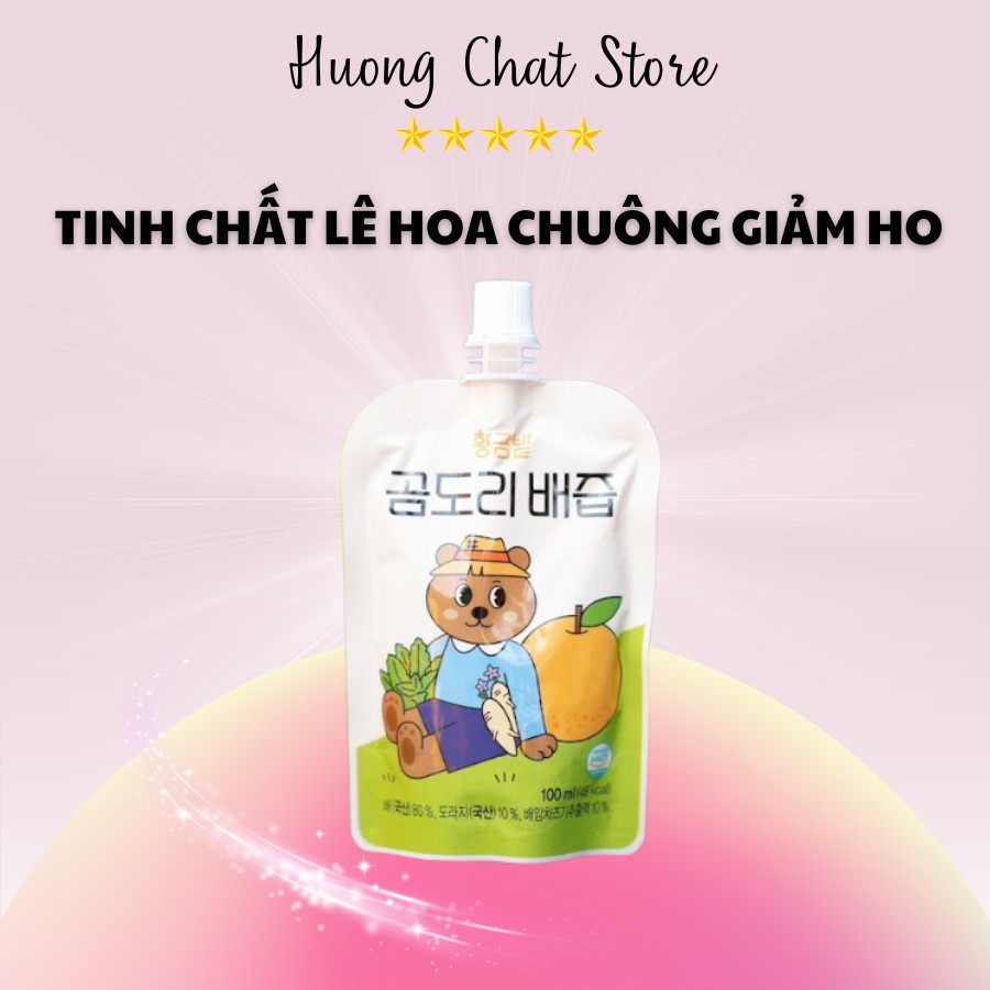 Nước Uống Dinh Dưỡng Lê Hoa Chuông Gấu Thượng Hạng Hàn Quốc Giảm Ho Cho Bé