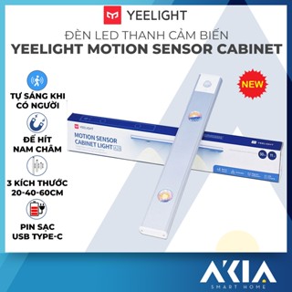 Đèn led thanh cảm ứng Yeelight Sensor Cabinet Light, pin sạc type C, 3 chế độ sáng, 3 kích thước