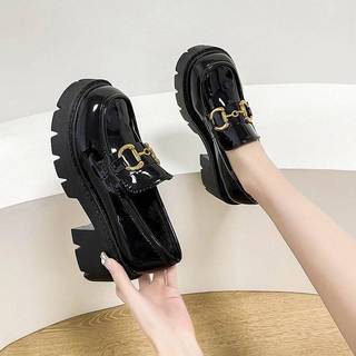 Giày đốc độn đế nữ 7cm quai khóa DOD GOLD, giày nữ mẫu mới 2023 Đức Phúc