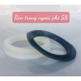 Bộ ron silicon ống thủy tinh phi 58 + ron trong chắn bụi dùng cho máy nước nóng năng lượng mặt trời