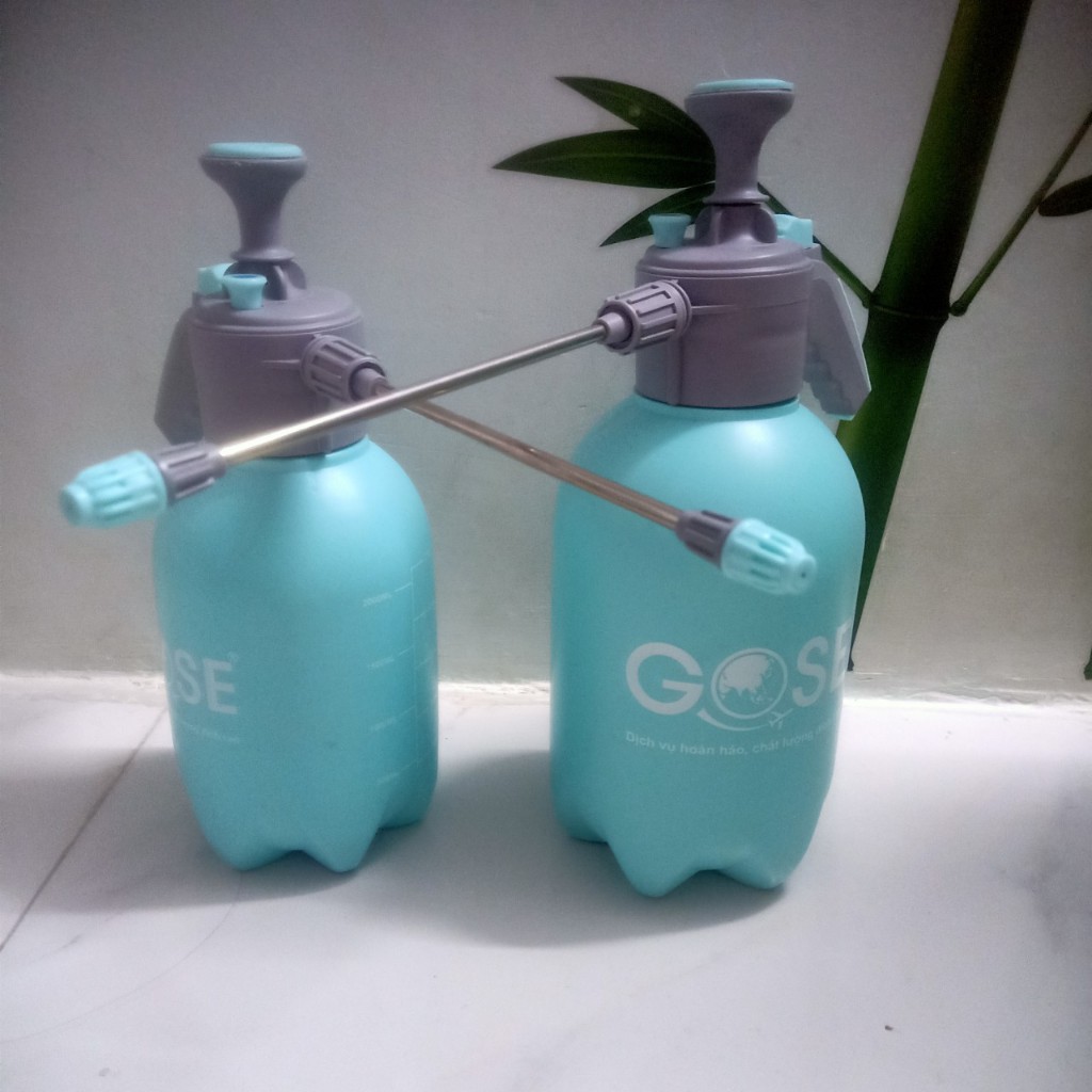 Bình xịt tưới cây cao cấp Gose 2L-3L cần dài 25cm phun sương cao cấp
