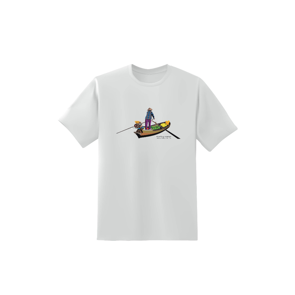 T-shirt Unisex / Áo thun in Mekong Lady Sailing - Mekong 07
