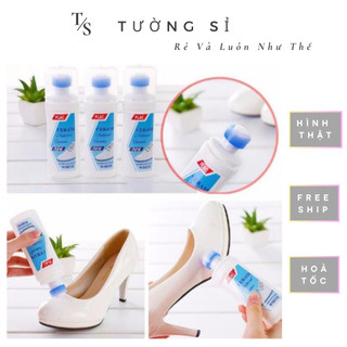 0122 Chai Xịt Tẩy Trắng Vệ Sinh Giày Dép, Túi Xách Plac - Loại Có Đầu Chà Đa Năng
