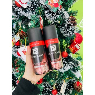 Xịt Khử Mùi Toàn Thân Romano Attitude 150ml