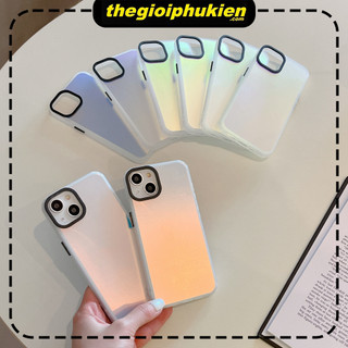 Ốp Lưng Iphone Trong Suốt Mặt Nhám Đổi Màu Gradient Dành Cho iP 6/7/8/plus/x/xr/xs/11/12/13/14/15/pro max - dm196