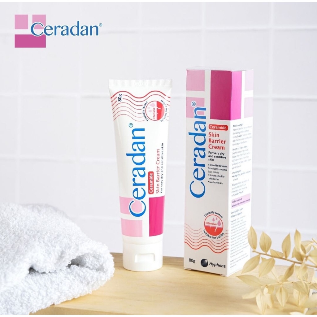 Kem dưỡng ẩm phục hồi da Ceradan® Skin Barrier Repair Cream 80g/30g #ceradan #ceramide