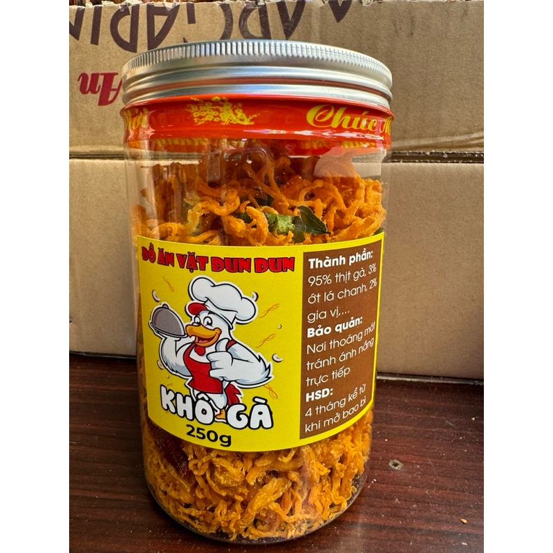 Khô gà lá chanh 250g