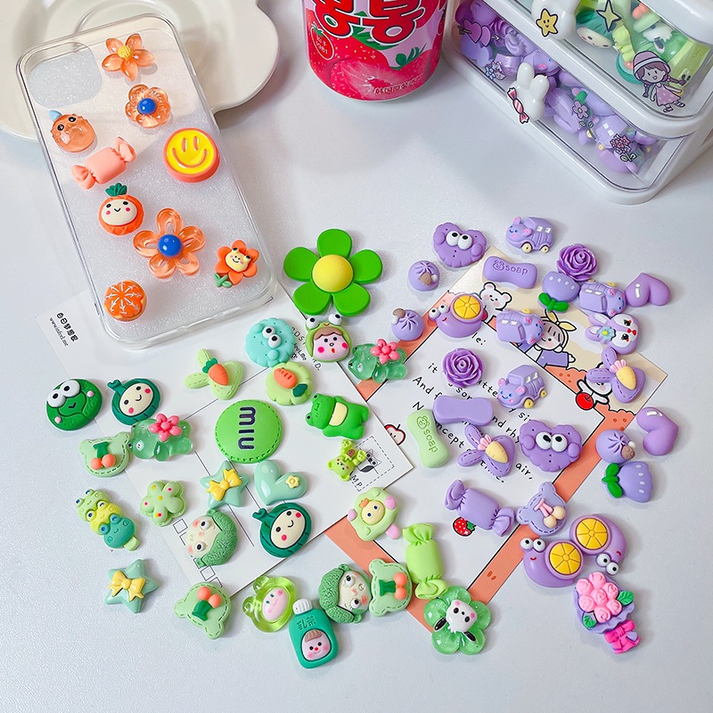 1/5 Charm Hoạt Hình Siêu Cute, Phụ Kiện Tự Làm Thủ Công
