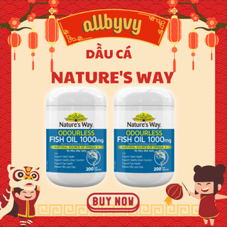 Dầu cá nature's way 1000mg 200 viên
