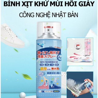 Chai Xịt Khử Mùi Giày Dép, Chống Hôi Chân Công Nghệ Nano Bạc Khử Mùi Hiệu Quả