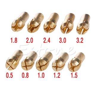 Đầu kẹp mũi khoan cho máy khoan mài khắc mini đa năng - đầu đồng kẹp mũi khoan