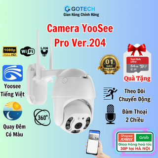 Camera Wifi Ngoài Trời Yoosee Siêu Chống Nước IP66, Giám Sát Chuyển Động 360°, Đàm Thoại 2 Chiều Cảnh Báo Chống Trộm