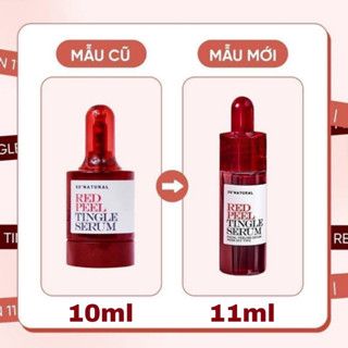 Tinh chất tái tạo da sinh học Red Peel Tingle Serum 10ml So Natural hàng chính hãng giúp dưỡng trắng, đều màu da mờ thâm
