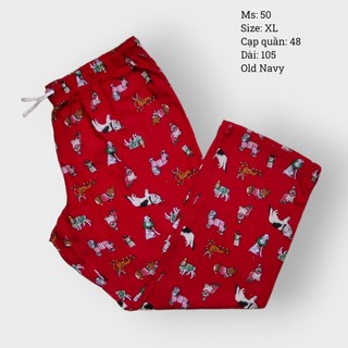 - Quần Flannel, sleeping pants, quần ống rộng big size 2nd 80kg-120kg