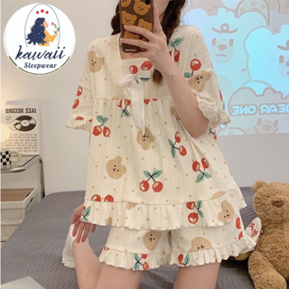 ĐỒ BỘ NỮ GÂN HÌNH PHỐI REN SIZE 40-60KG, ĐỒ MẶC NHÀ DỄ THƯƠNG, STYLE TIỂU THƯ TRẺ TRUNG, ĐỒ NGỦ XINH