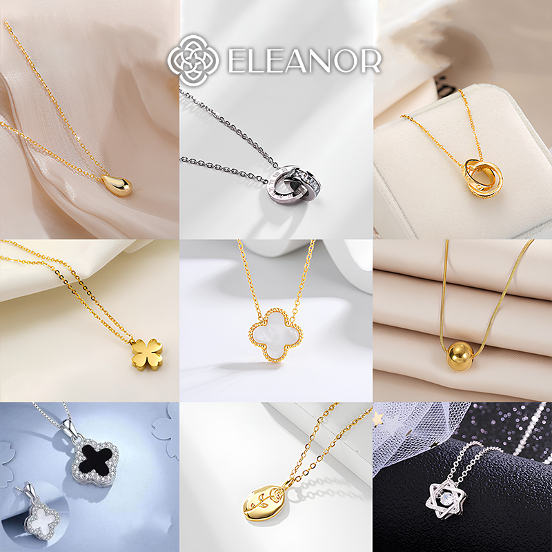 Dây chuyền nữ titan Eleanor Accessories basic đa dạng kiểu dáng phụ kiện trang sức thời trang 4731