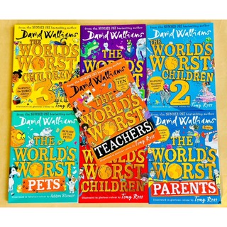 Sách - The world's worst children - David walliams - Trọn bộ 7 quyển