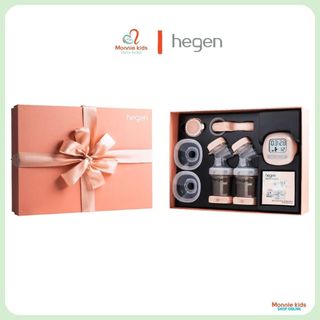 Máy hút sữa điện đôi HEGEN PCTO SoftSqround, máy vắt sữa phễu silicon cho mẹ - Monnie Kids