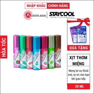 Xịt Thơm Miệng Staycool Lưu Hương Bảo Vệ Khoang Miệng Khỏi Vi Khuẩn