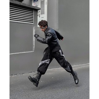 BOOM PARACHUTE PANTS BLACK/GRAY