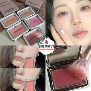 Hộp Má Hồng Herorange 5 Màu Đơn Sắc Màu Hoa Hồng Trong Suốt, Bảng Phấn Má Dạng Nén Mềm Mịn Chống Thấm Nước Lâu Trôi.