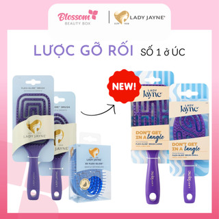 Lược gỡ rối detangling brush LADY JAYNE bản dude WET Brush (Số 1 ở Úc)