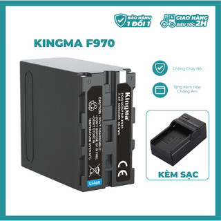 Combo pin sạc kingma np-f970 cho đèn quay phim led