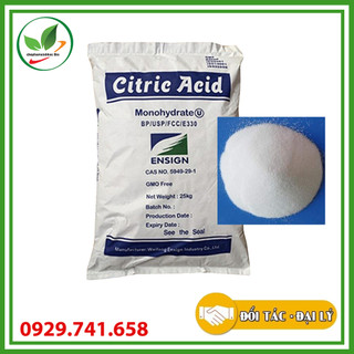 Sản phẩm acid citric. bột chanh. bao 25kg