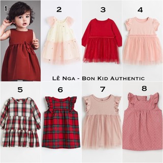 Váy bé gái xinh xắn HM UK/JP/US chính hãng sz 4-6m đến 3-4y