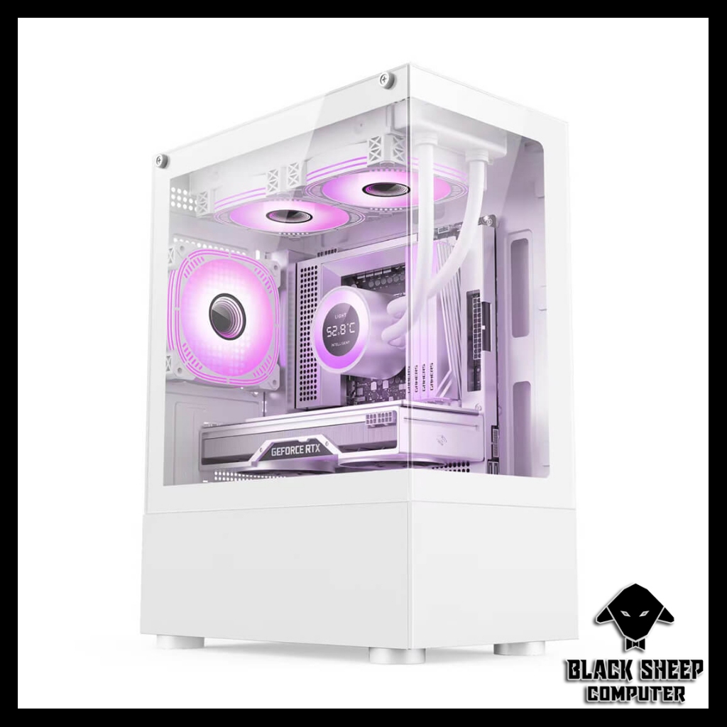Vỏ Case INFINITY AQUA M WHITE (THÊM 1 FAN LED)