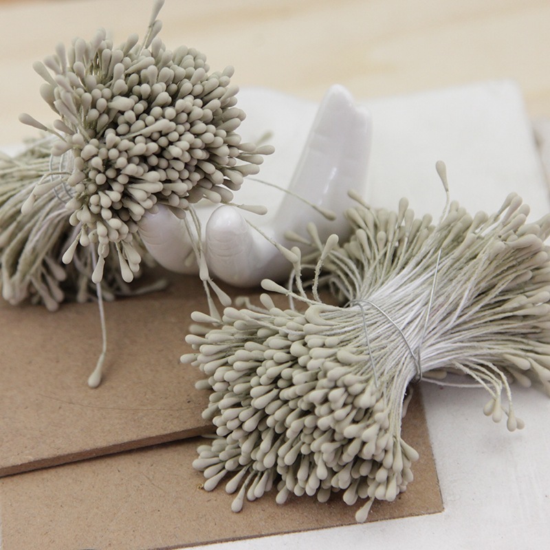 350-400 Nhuỵ hoa- Nhuỵ hoa giả làm đồ handmade nhuỵ trắng vàng nhuỵ nhám và bóng - Nivihouse