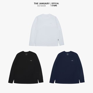 Áo thun cổ tròn tay dài nam TJO dáng Regular fit logo 3 màu trung tính dễ phối BASELAYER LONGSLEEVE TSHIRT TJO3ST4M