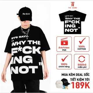 LOCAL BRAND Áo thun The Weird Phong Cách Unisex Form Rộng ATK900