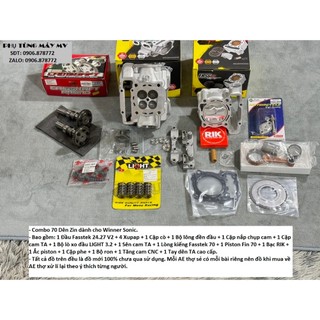 Combo 70zz dành cho xe Winner Sonic. Cấu hình B