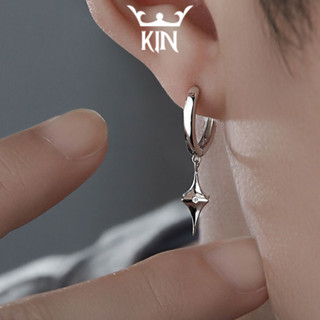 Bông Tai Nam Nữ Thép Titan Xỏ Lỗ Kin Accessories Khuyên Tai Đính Đá Hình Ngôi Sao Thời Trang Unisex Cá Tính